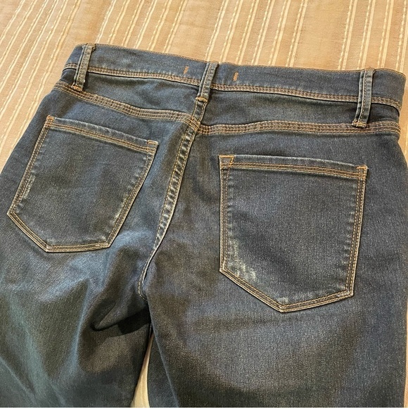 Free People Mid Rise Dark Wash Stretchy Skinny Jeans 26 - Picture 4 of 9